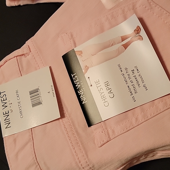 NWT Nine West Chrystie Denim Capri - Picture 5 of 5